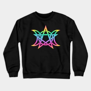 Triple Moon Triquetra Pentagram Crewneck Sweatshirt